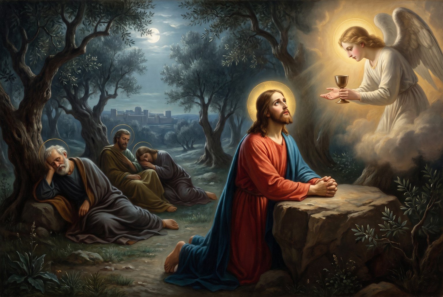La oración de Jesús en el huerto