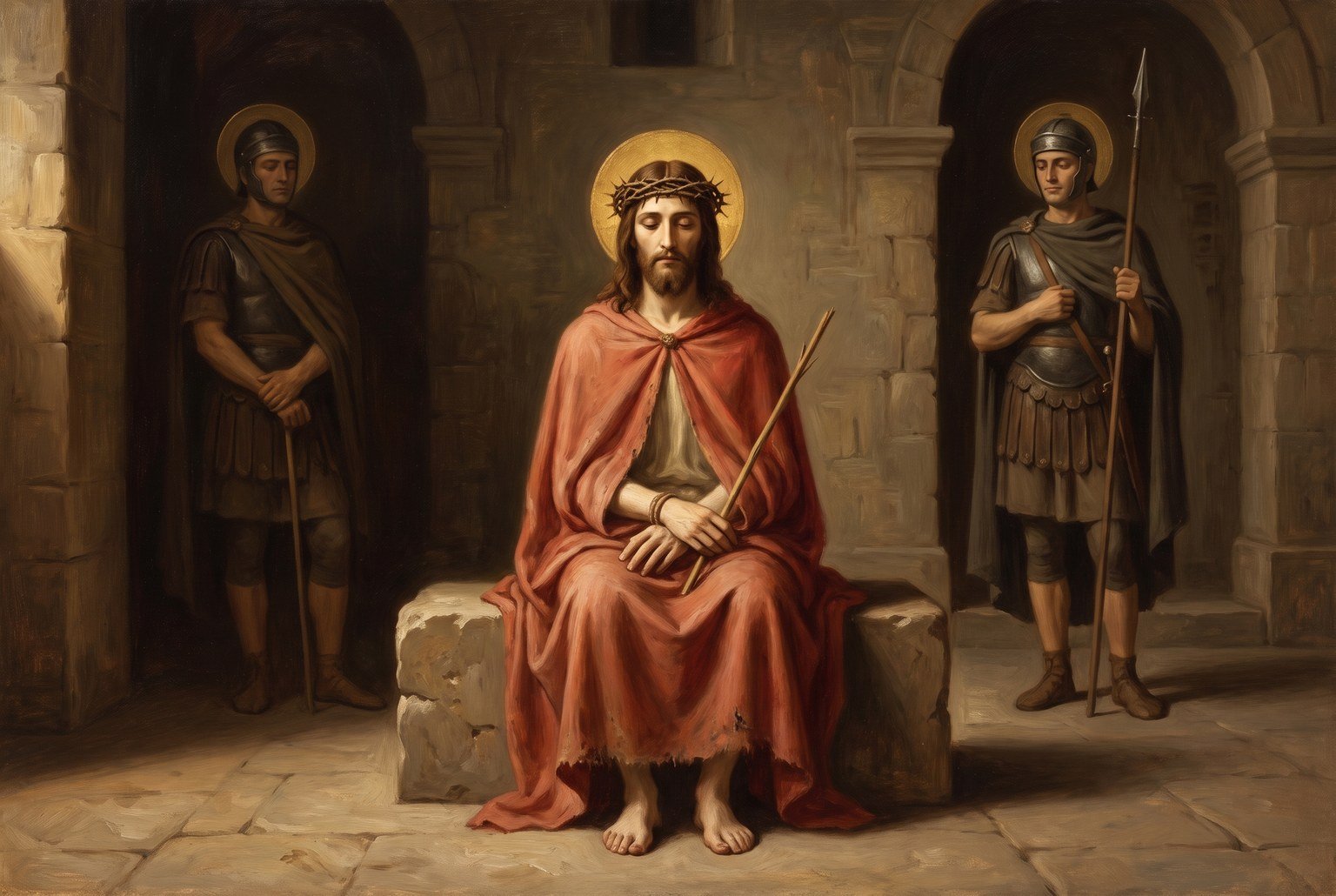 Tercer Misterio Doloroso – La coronación de espinas