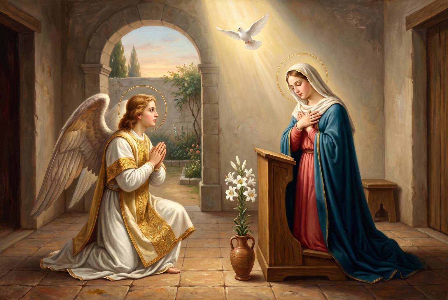 La Anunciación del ángel a María