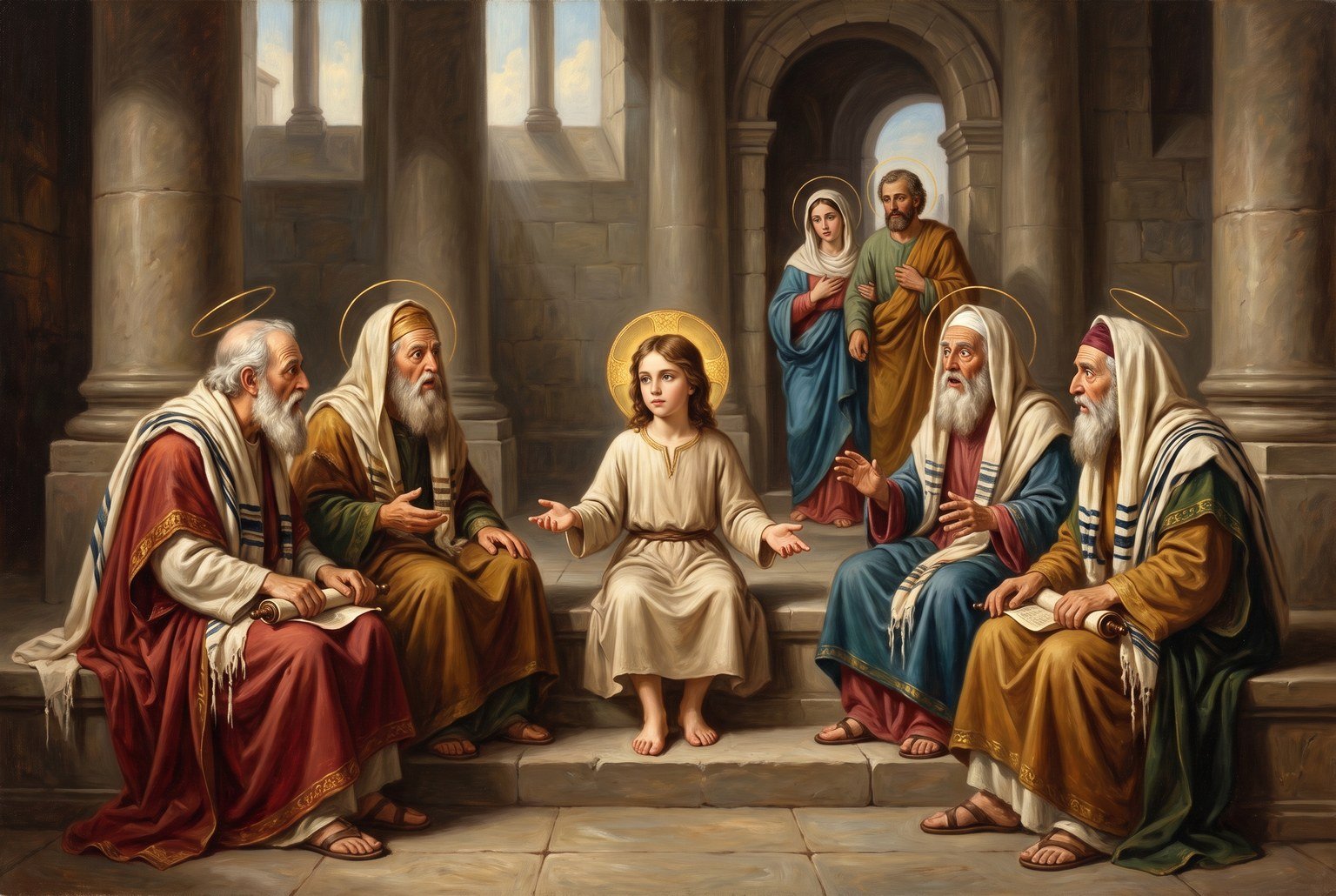 Quinto Misterio Gozoso – El Niño Jesús perdido y hallado en el templo