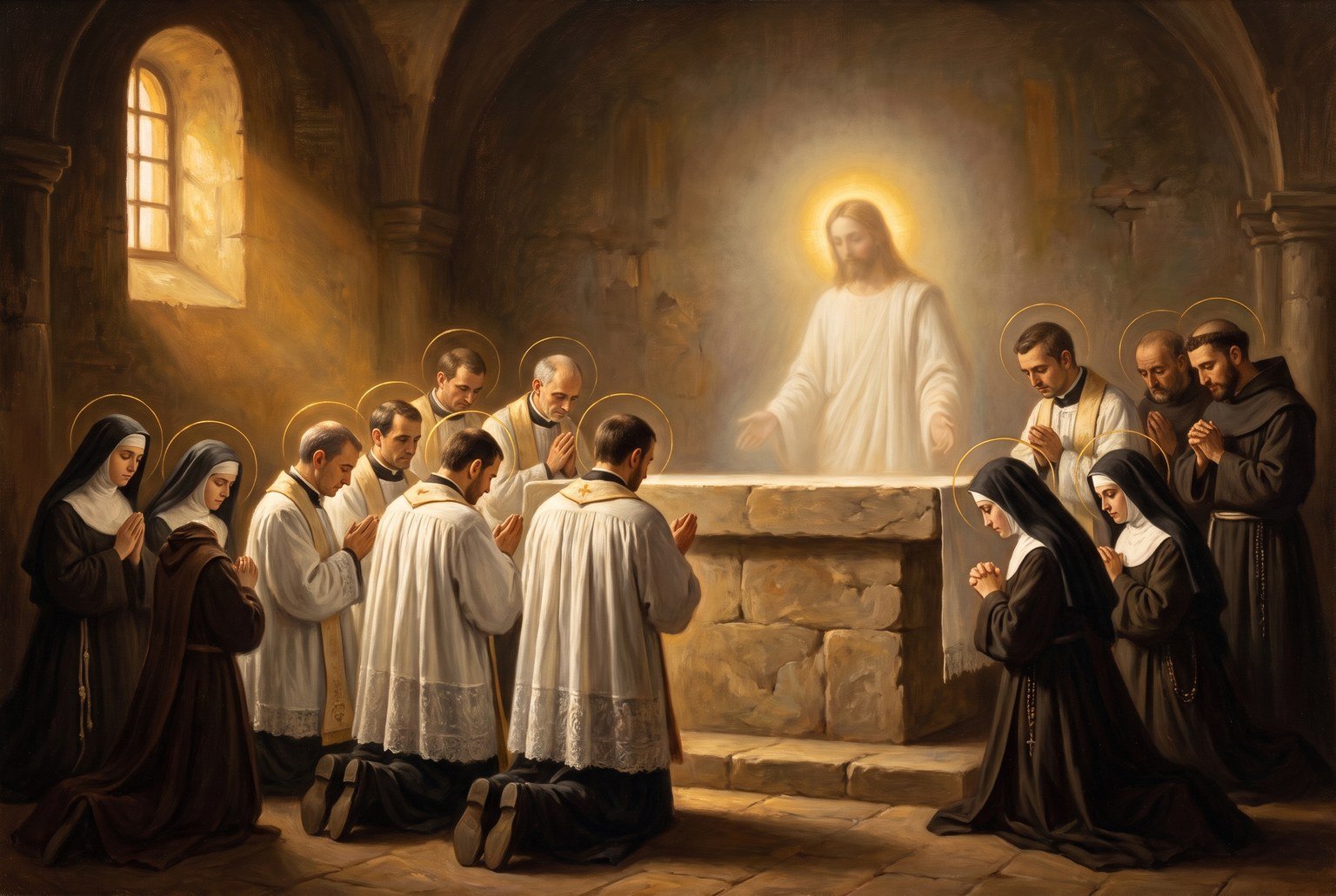 Las almas de los sacerdotes y religiosos