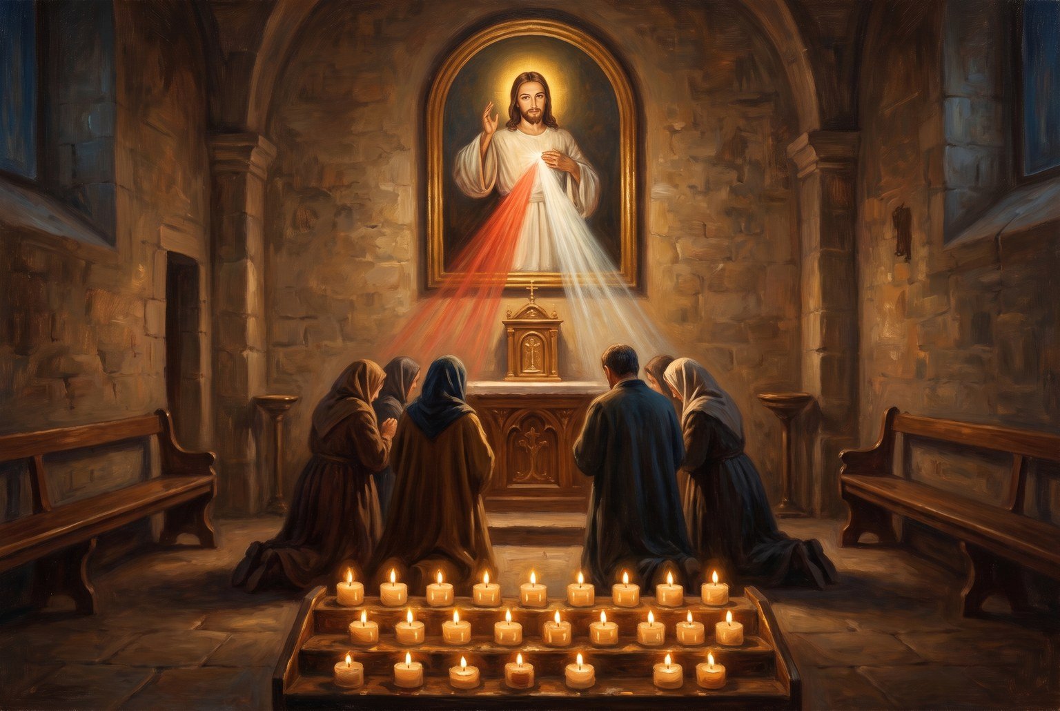 Las almas que veneran y confían en la Divina Misericordia